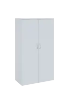 N 4 - 8D kancelářská skříň, 2-dveřová, 1450x800x400, bílá